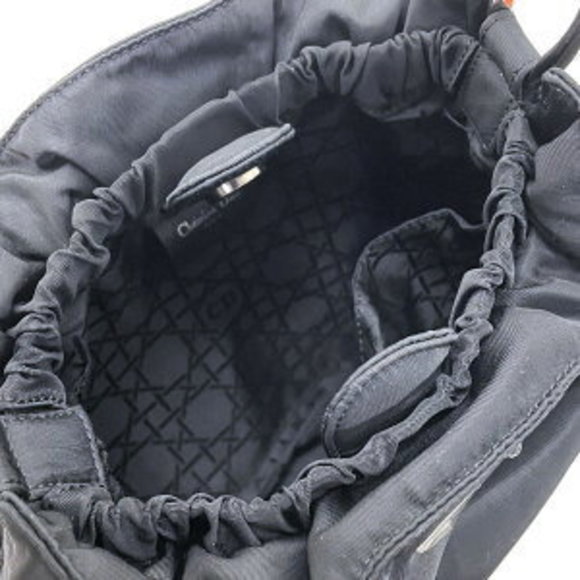Christian Dior Handbag Handbag le One Bag Nylon Black Mini CDior - Picture 6 of 6
